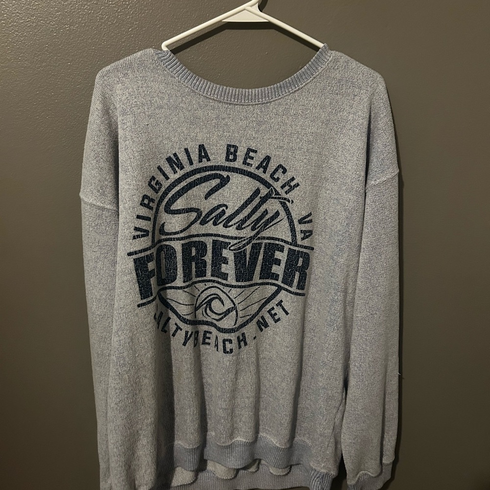 Gray Virginia Beach Graphic Sweatshirt